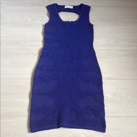 Nicole Miller Blue Sheath Dress for Cocktail - Picture 2 of 8